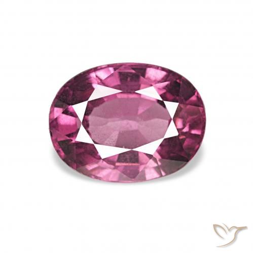 1.34ct Púrpura medio Granate rodolita, Ovalada, VS