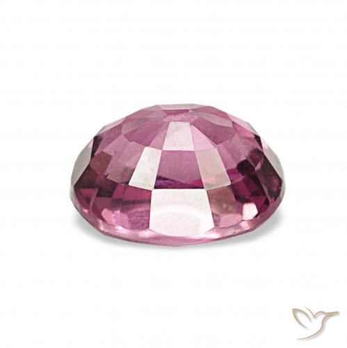 Granate rodolita Púrpura medio natural de 1.34 ct, Ovalada, VS