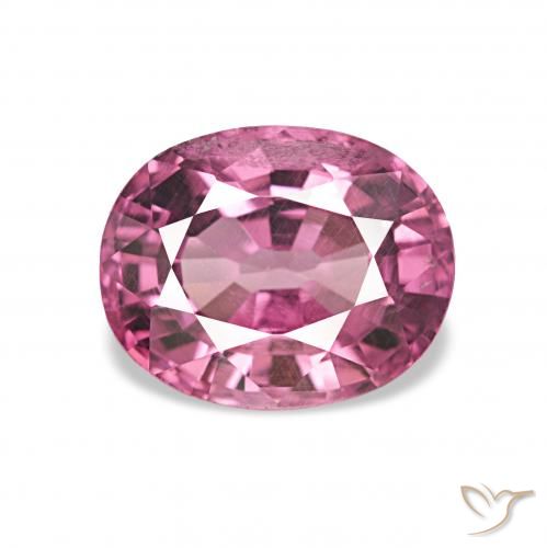 1.57ct Púrpura rosado Granate rodolita, Ovalada, VS