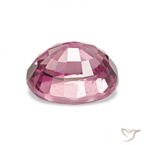 Granate rodolita Púrpura rosado natural de 1.57 ct, Ovalada, VS