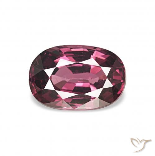 1.09ct Púrpura medio Granate rodolita, Ovalada, VS