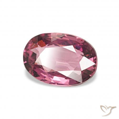 Granate rodolita Púrpura baya natural de 1.11 ct, Ovalada, VS