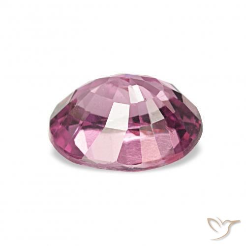 Granate rodolita Púrpura medio natural de 1.18 ct, Ovalada, VS