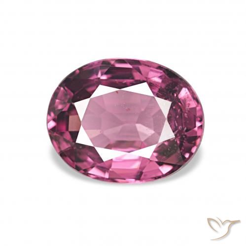 1.30ct Uva Granate rodolita, Ovalada, VS