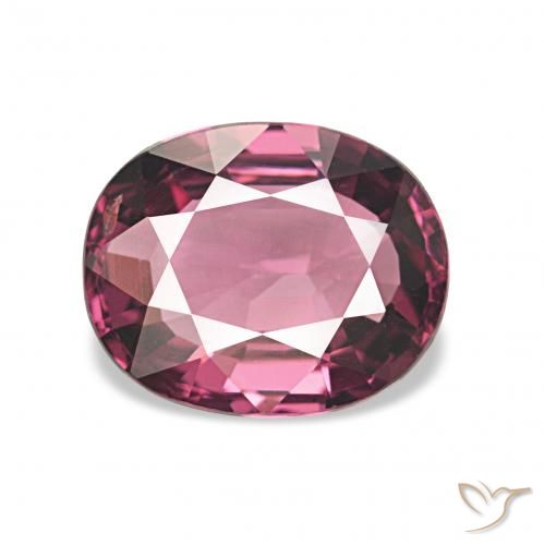1.58ct Rosado magenta Granate rodolita, Ovalada, VVS
