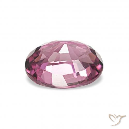 Granate rodolita Rosado magenta medio natural de 1.04 ct, Ovalada, VVS-VS