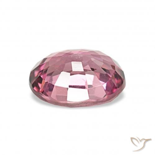 Granate rodolita Magenta intenso natural de 1.23 ct, Ovalada, VVS-VS
