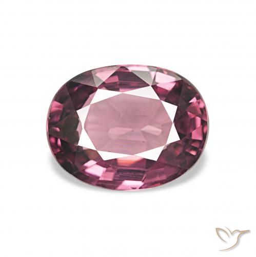 1.23ct Rosado magenta oscuro Granate rodolita, Ovalada, VVS-VS