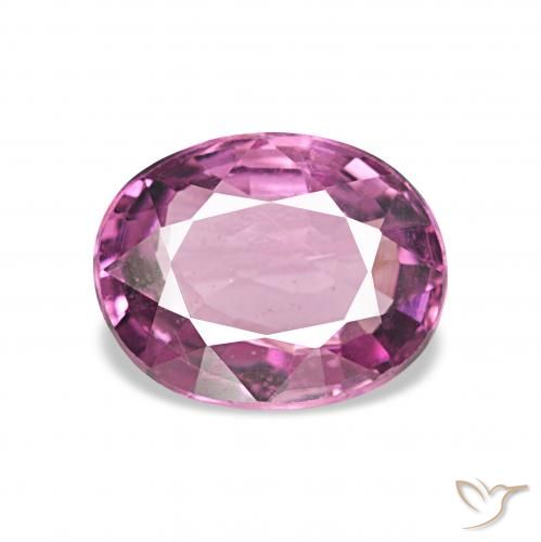 1.27ct Rojo frambuesa claro Granate rodolita, Ovalada, VVS-VS
