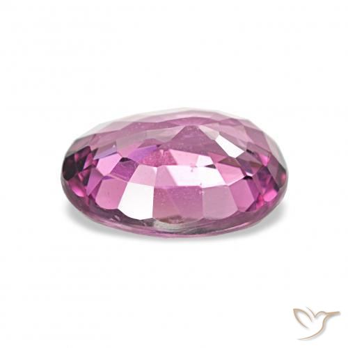 Granate rodolita Rojo frambuesa claro natural de 1.27 ct, Ovalada, VVS-VS