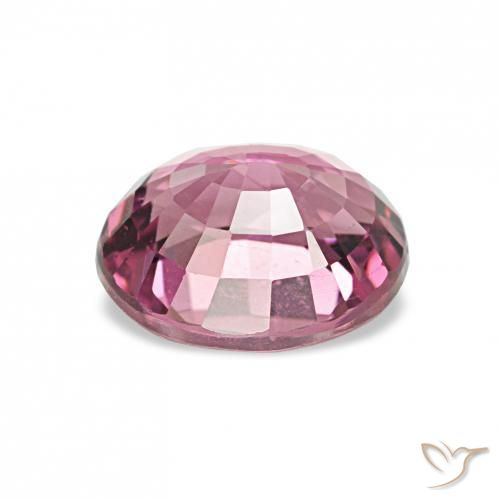 Granate rodolita Púrpura rosado natural de 1.11 ct, Ovalada, VVS
