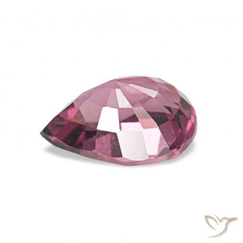 Granate rodolita Uva natural de 1.27 ct, En forma de pera, VVS