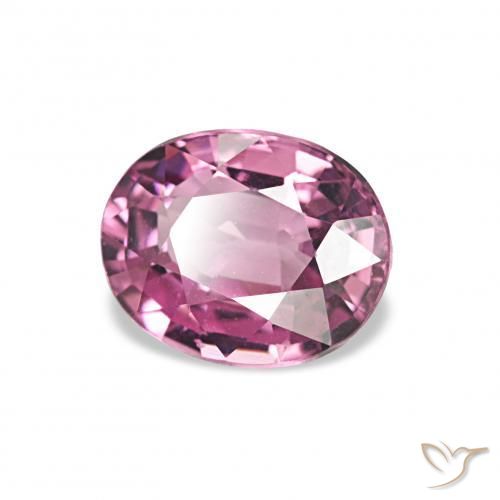 Granate rodolita Púrpura medio natural de 1.12 ct, Ovalada, VVS