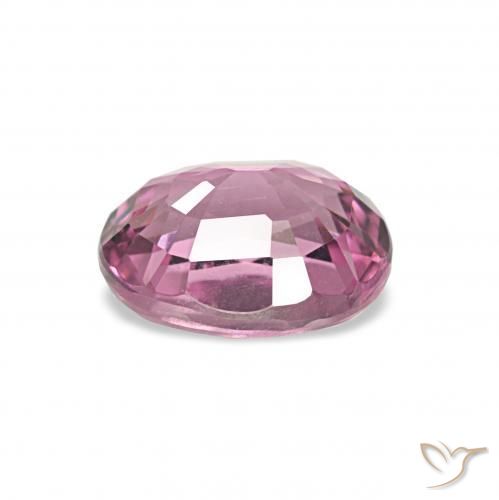 Granate rodolita Púrpura medio natural de 1.12 ct, Ovalada, VVS