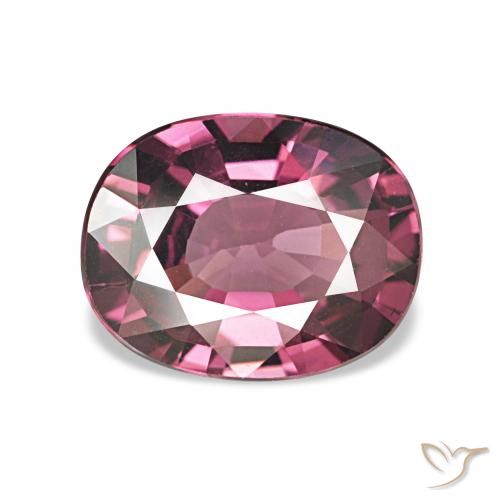 1.74ct Rosado magenta oscuro Granate rodolita, Ovalada, VVS