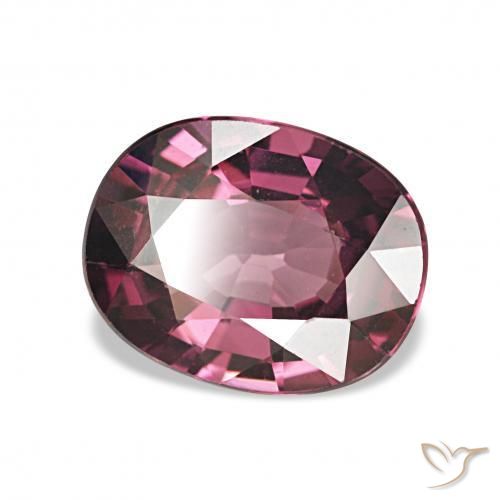 Granate rodolita Rosado magenta oscuro natural de 1.74 ct, Ovalada, VVS