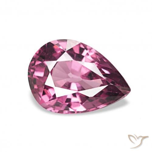 Granate rodolita Uva natural de 0.97 ct, En forma de pera, VVS