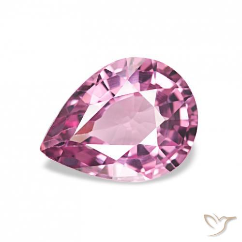 1.02ct Púrpura rojizo Granate rodolita, En forma de pera, VVS