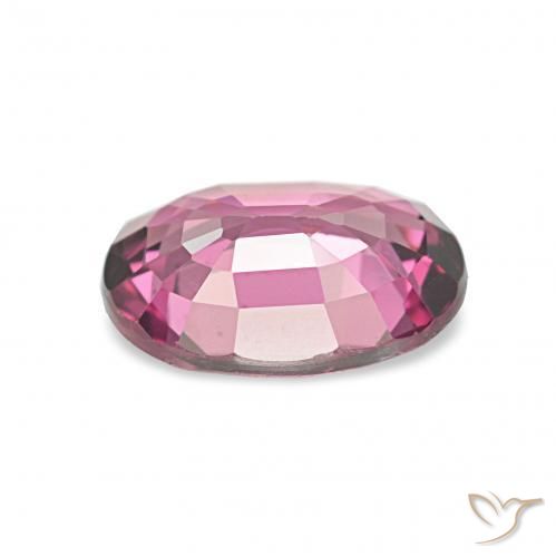 Granate rodolita Rojo frambuesa natural de 1.18 ct, Ovalada, VVS