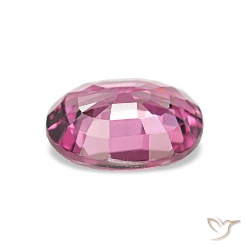 Granate rodolita Púrpura medio natural de 1.17 ct, Ovalada, VVS