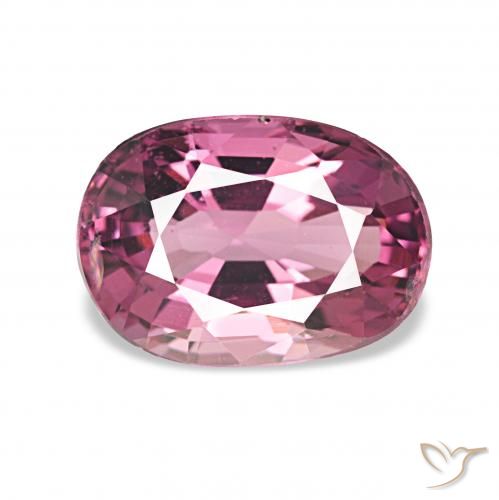 1.61ct Púrpura intenso Granate rodolita, Ovalada, VVS