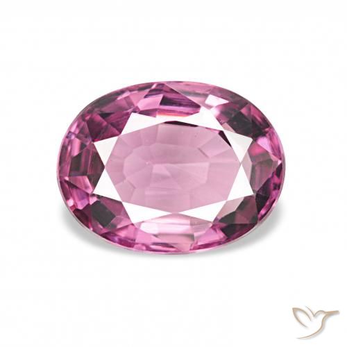 1.15ct Uva Granate rodolita, Ovalada, VVS