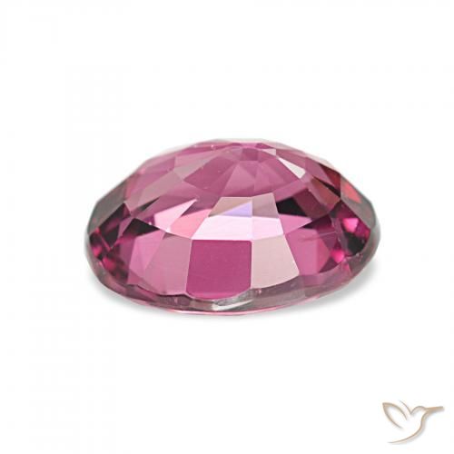 Granate rodolita Púrpura intenso natural de 1.85 ct, Ovalada, VVS