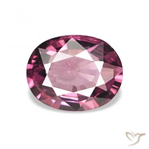 1.13ct Púrpura rojizo oscuro Granate rodolita, Ovalada, VVS-VS