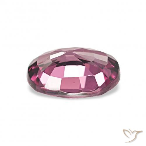 Granate rodolita Púrpura rojizo oscuro natural de 1.13 ct, Ovalada, VVS-VS