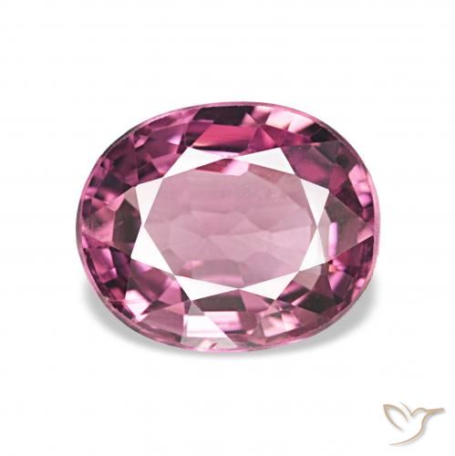 1.54ct Púrpura medio Granate rodolita, Ovalada, VVS-VS