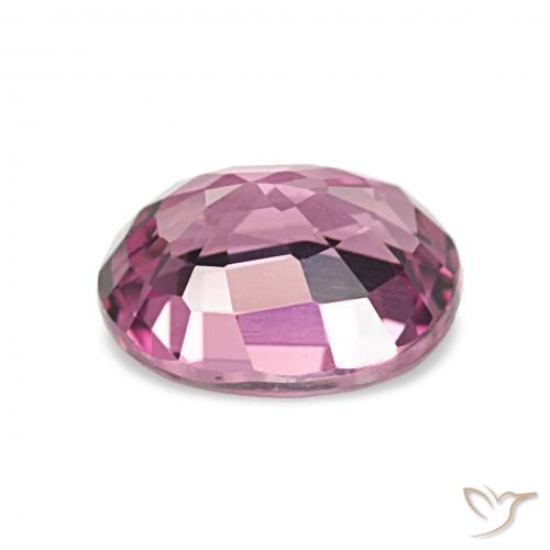 Granate rodolita Púrpura medio natural de 1.54 ct, Ovalada, VVS-VS