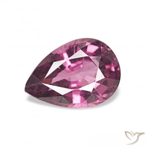 1.16ct Uva Granate rodolita, En forma de pera, VVS-VS