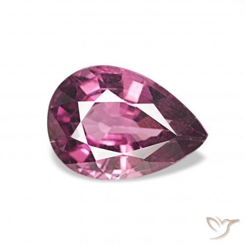 Granate rodolita Uva natural de 1.16 ct, En forma de pera, VVS-VS