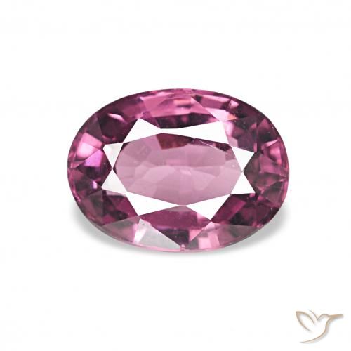 1.06ct Púrpura medio Granate rodolita, Ovalada, VVS-VS