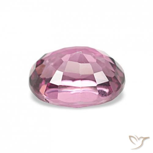 Granate rodolita Púrpura medio natural de 1.06 ct, Ovalada, VVS-VS