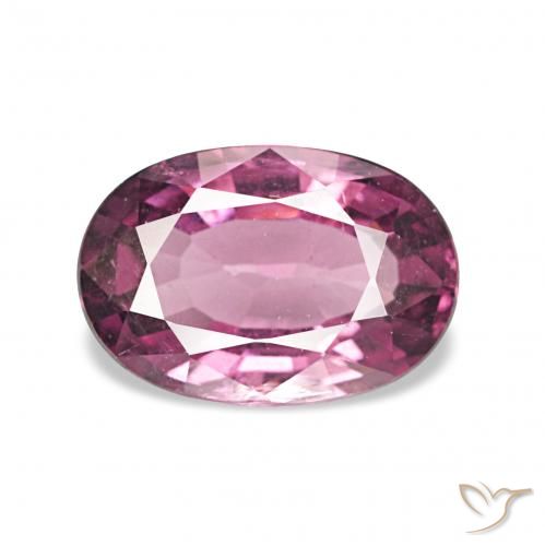 1.34ct Púrpura rosado Granate rodolita, Ovalada, VS