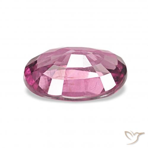 Granate rodolita Púrpura rosado natural de 1.34 ct, Ovalada, VS