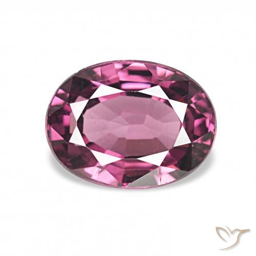 1.34ct Púrpura rojizo Granate rodolita, Ovalada, VVS-VS