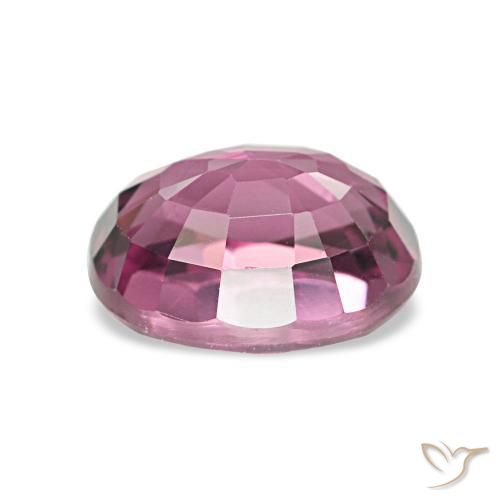 Granate rodolita Púrpura rojizo natural de 1.34 ct, Ovalada, VVS-VS