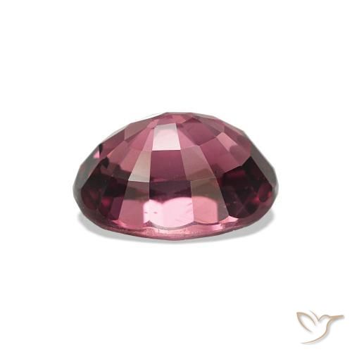 Granate rodolita Magenta intenso natural de 1.21 ct, Ovalada, VVS-VS