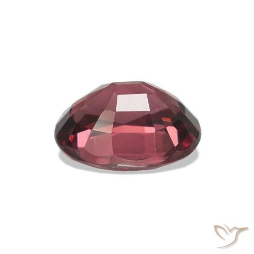 Granate rodolita Medium Dark-Red natural de 1.15 ct, Ovalada, VVS-VS
