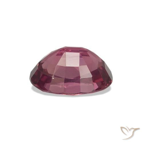 Granate rodolita Púrpura baya rosado natural de 1.06 ct, Ovalada, VVS