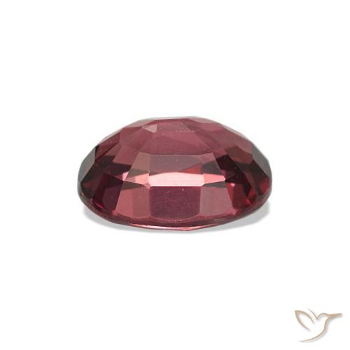 Granate rodolita Rojo frambuesa natural de 1.17 ct, Ovalada, VVS