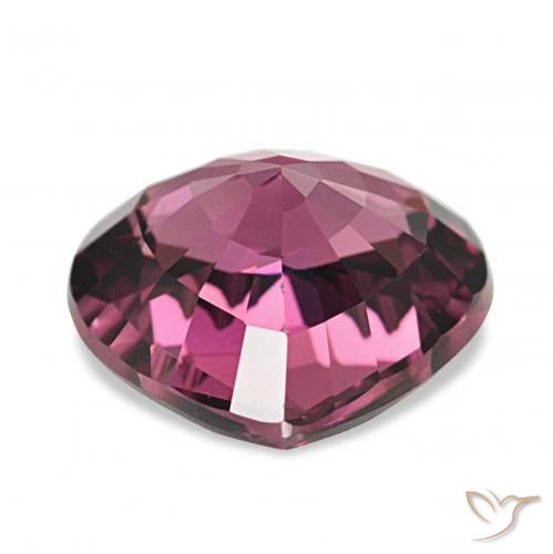 Granate rodolita Púrpura oscuro natural de 3.95 ct, Corazón, VVS