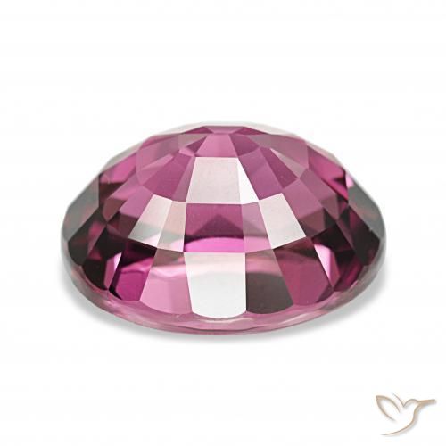 Granate rodolita Rosado magenta intenso natural de 4.83 ct, Ovalada, VVS