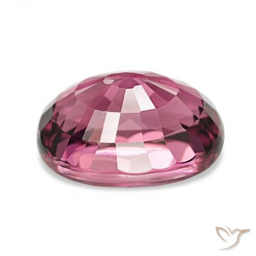 Granate rodolita Púrpura rojizo natural de 4.17 ct, Ovalada, VVS