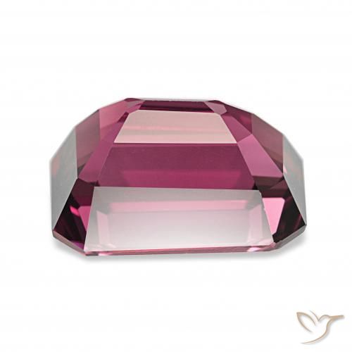 Granate rodolita Rojo púrpura natural de 4.61 ct, Corte Octágono / Esmeralda, VVS