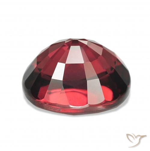 Granate rodolita Rojo frambuesa natural de 4.15 ct, Ovalada, VS