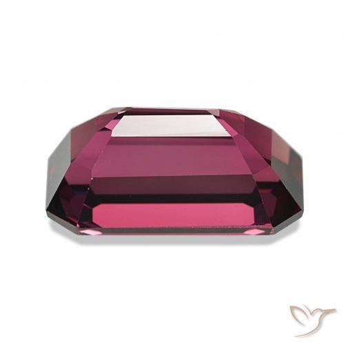 Granate rodolita Rojo frambuesa natural de 4.55 ct, Corte Octágono / Esmeralda, VVS