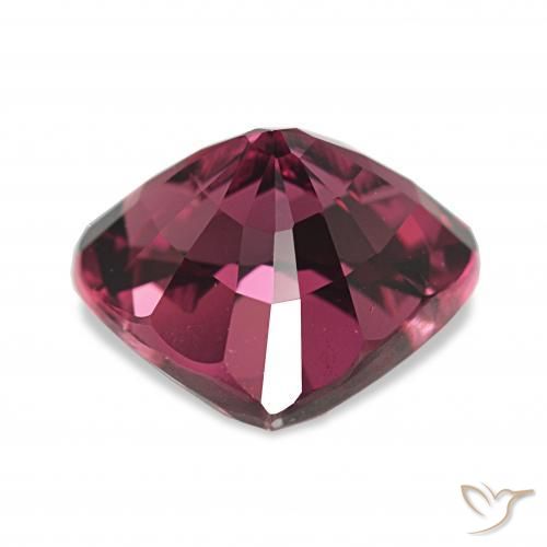 Granate rodolita Púrpura oscuro natural de 4.57 ct, Corazón, VS